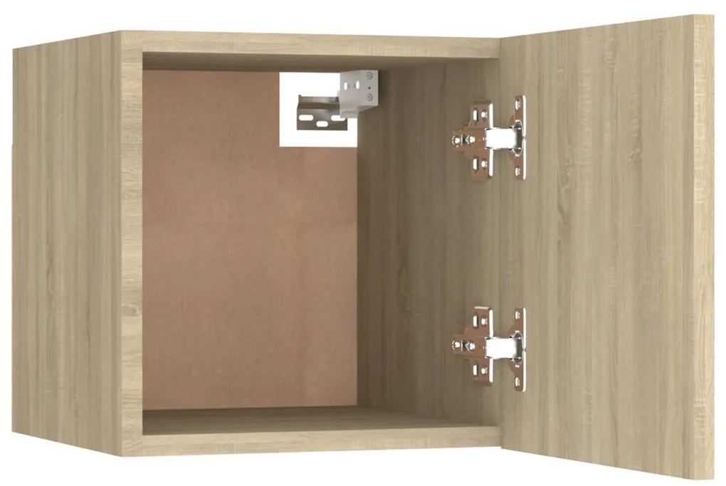 Conjunto móveis de TV 6 pcs madeira processada carvalho sonoma