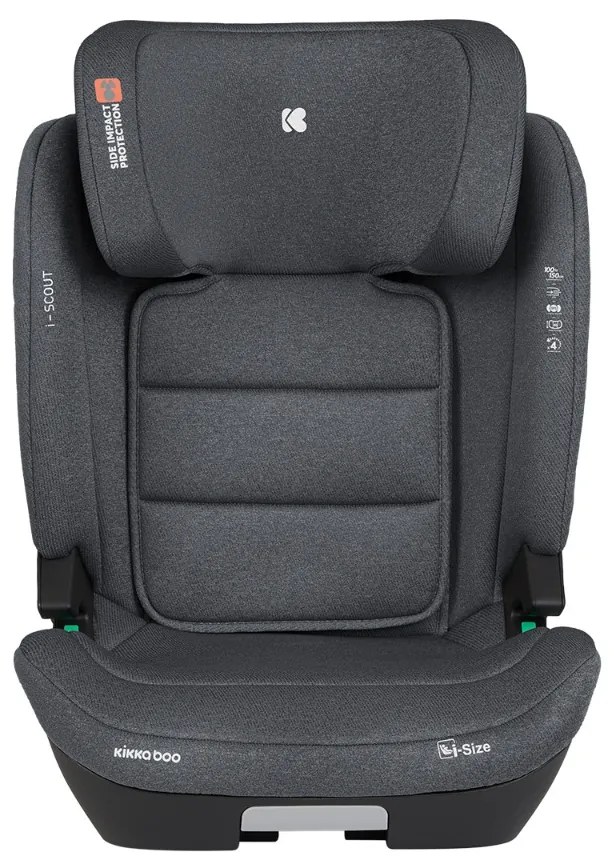 Cadeira Auto Bebé 100-150 cm i-Scout i-SIZE Cinzento escuro