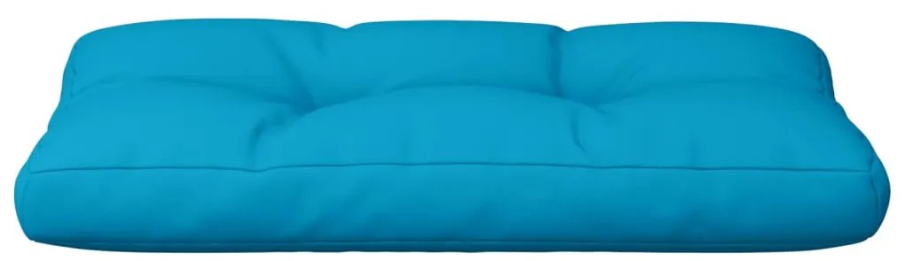 Almofadão para sofá de paletes 80x40x12 cm tecido azul-claro