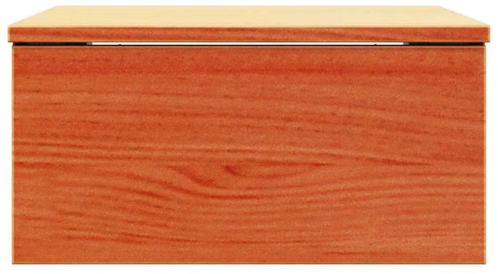 Mesa de Cabeceira Montada na Parede com gaveta Castanho-mel