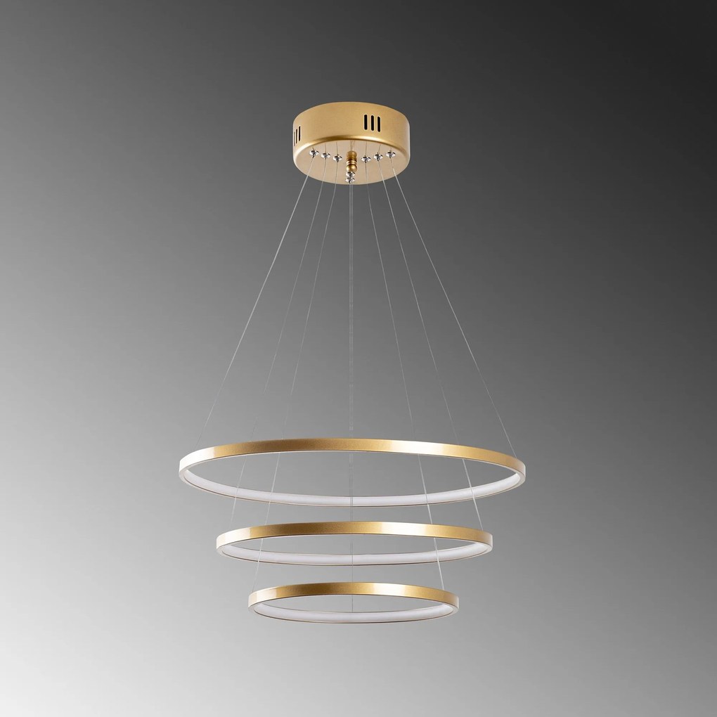 Chandelier Simit – Dourado – 50x80x50 cm