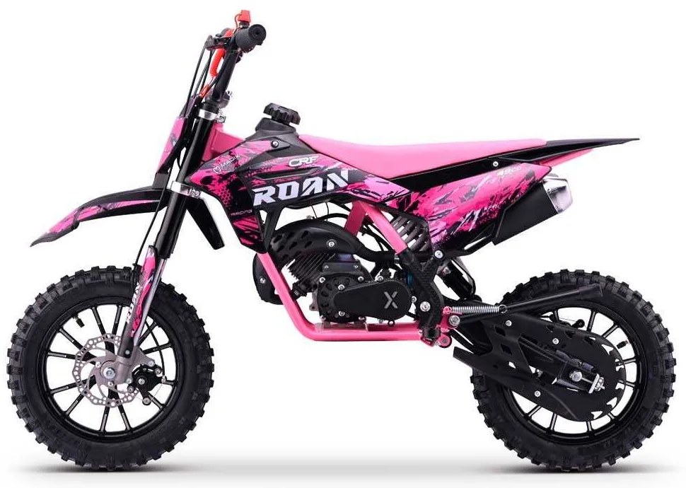 MINI MOTO Crianças MINICROSS gasolina 49cc Roan CRF 10/10" 3.5cv Rosa