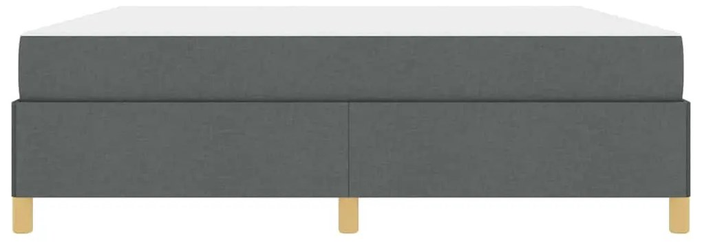 Cama Box Cinza Escuro e Branco e Cinza Escuro 180 x 200 cm