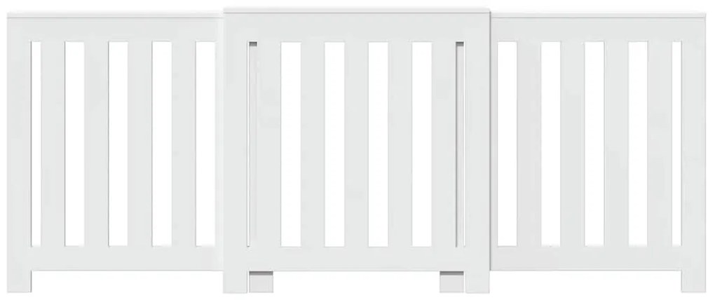 Cobertura de radiador 205x21,5x83,5 cm derivados madeira branco