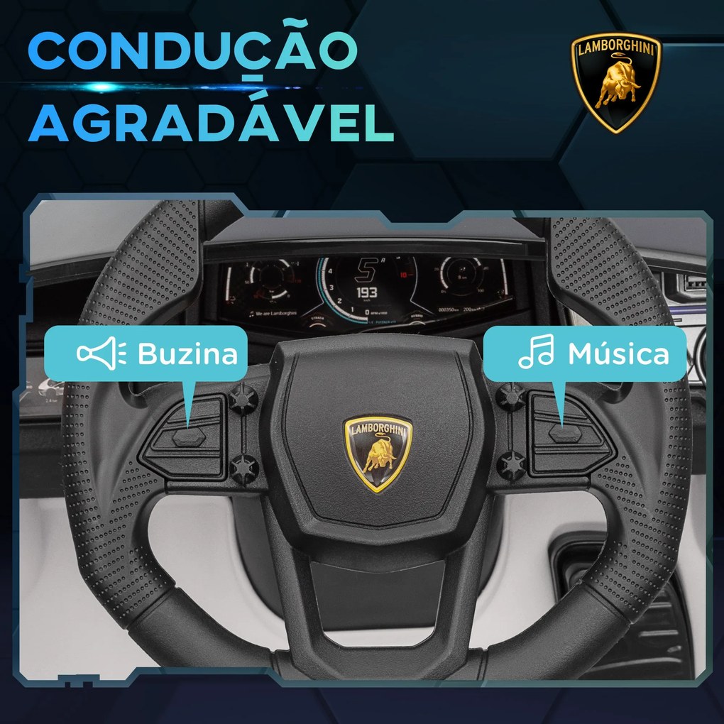 AIYAPLAY Carro Elétrico para Crianças acima de 3 Anos Carro Lamborghin