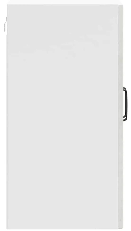 Armário de parede de cozinha porta vidro Lucca cinza cimento