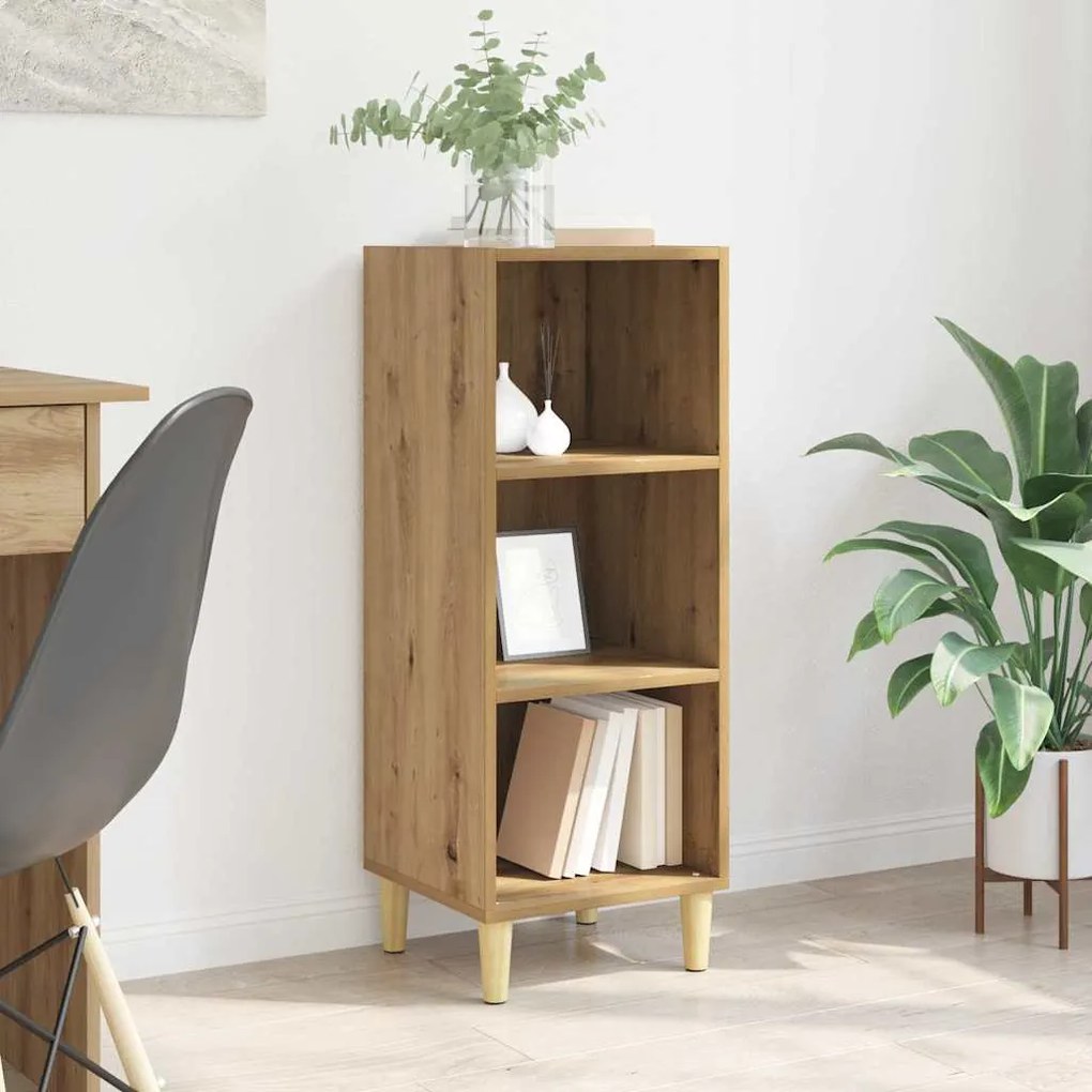 vidaXL Buffet Carvalho Artesanal 34,5 x 32,5 x 90 cm