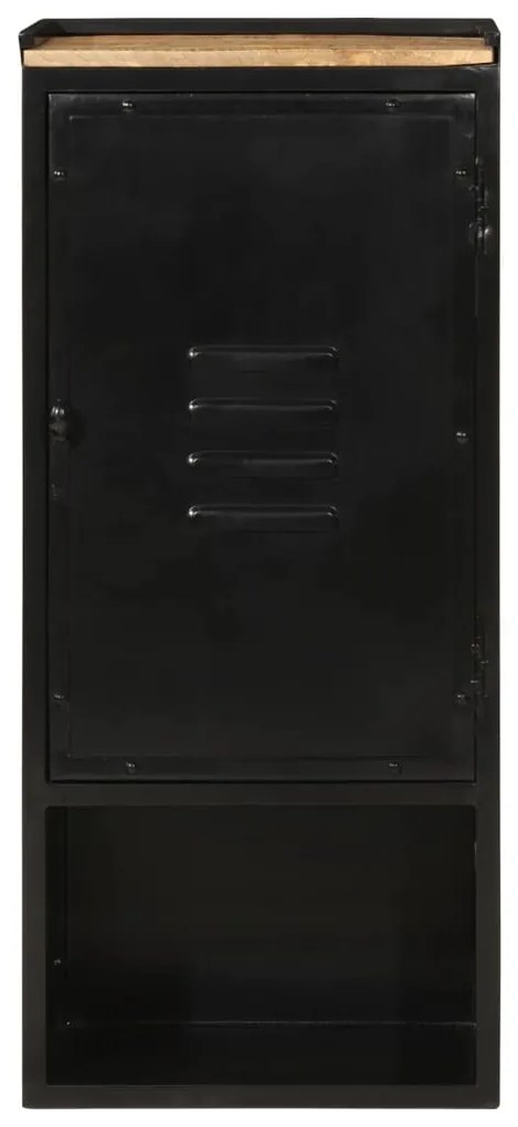 Armário p/ casa de banho 40x27x90 cm ferro e mangueira maciça