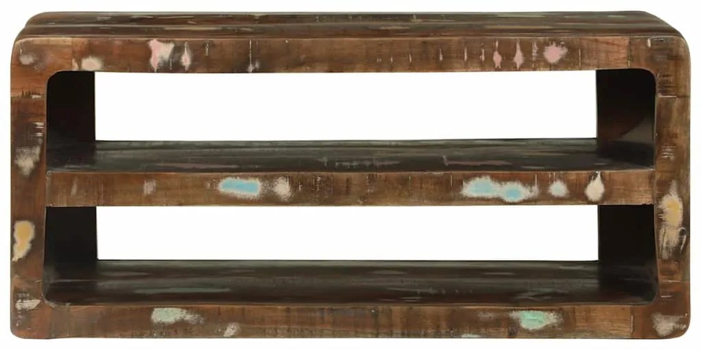 Armário para TV 80x32x36 cm de Madeira Recuperada