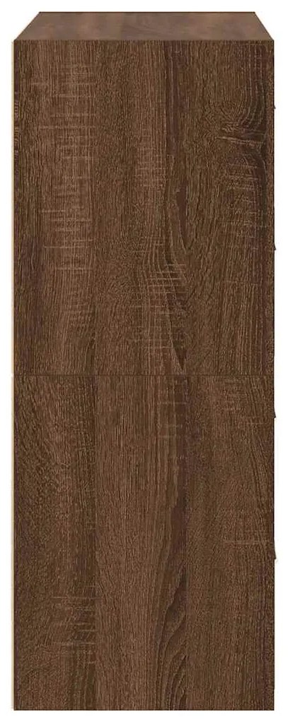 Armários c/ 2 gavetas 2 pcs 60x31x40cm derivados madeira