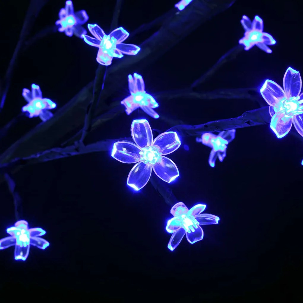 Árvore de Natal 2000 luzes LED flor cerejeira luz azul 500 cm