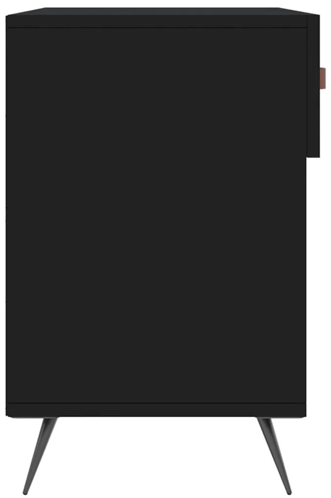 Banco sapateira 102x35x55 cm derivados de madeira preto