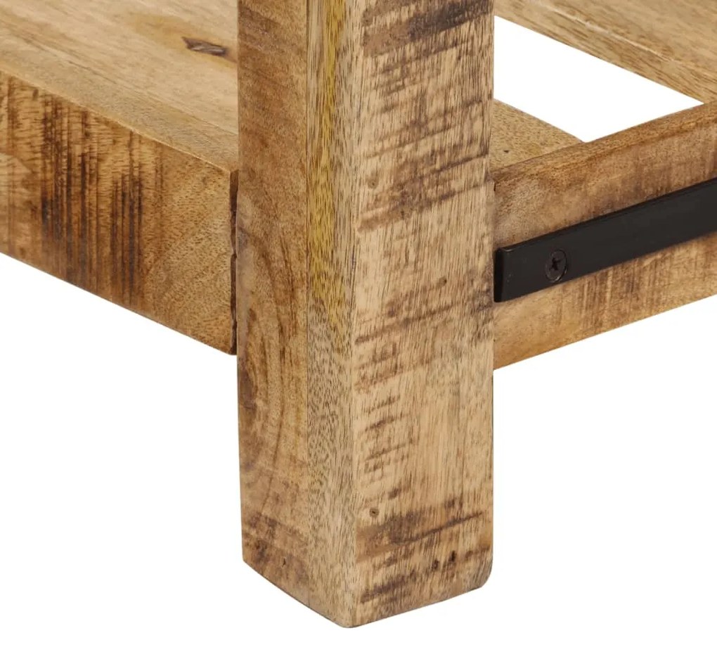 Mesa consola 100x35x75 cm madeira de mangueira maciça