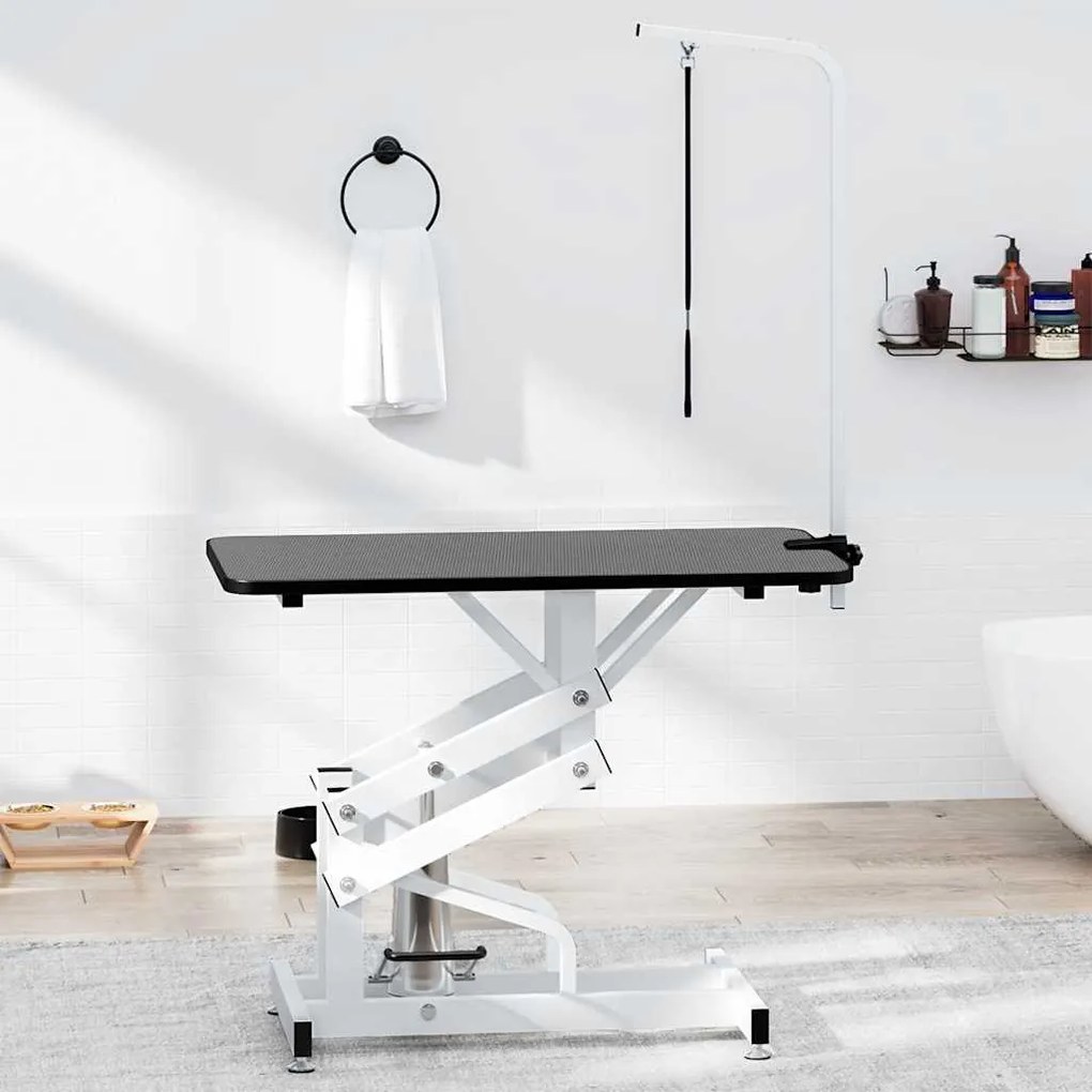 Mesa ajustável de tratamento, de banho, hidráulica para cães, gatos