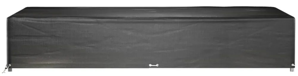 Capas p/ mobília jardim 2 pcs 16 ilhós 325x205x60 cm retangular
