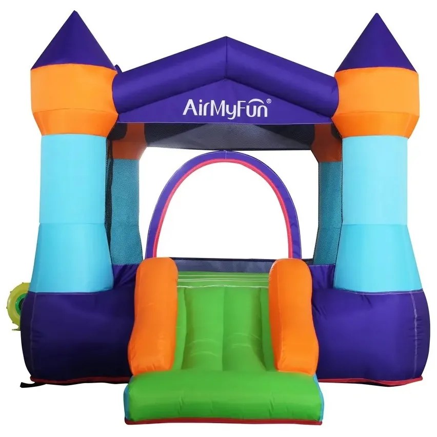 Castelo insuflável para crianças AIRMYFUN Multicolorido (inclui ventilador)