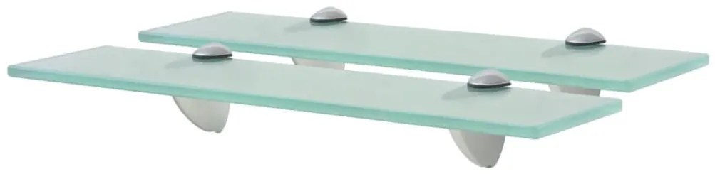 Prateleiras flutuantes 2 pcs vidro 40x20 cm 8 mm