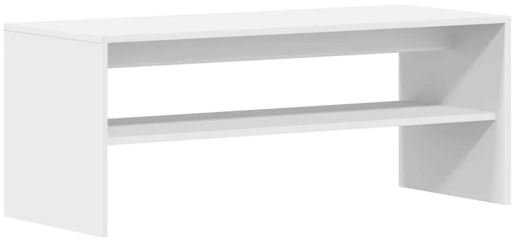 Móvel de TV 100x40x40 cm contraplacado branco