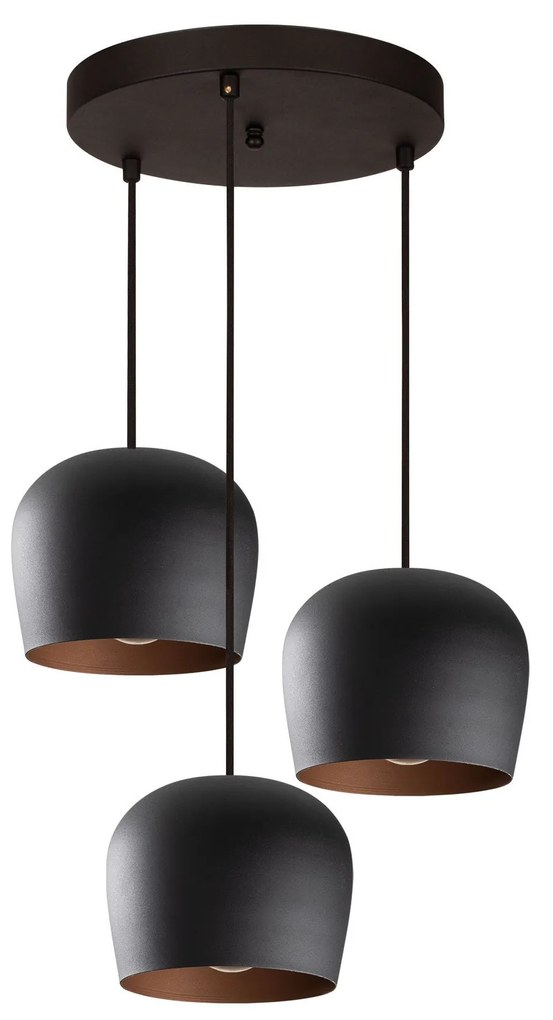 Candeeiro Chandelier Berceste – Preto – Diâmetro 48 cm x Altura 111 cm