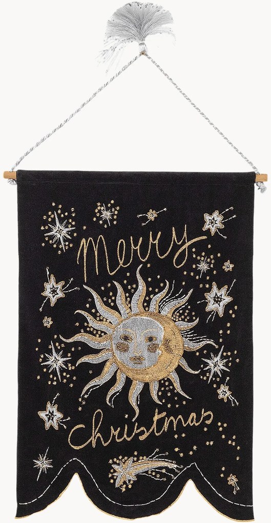 Decoração de parede de Natal artesanal Celestial