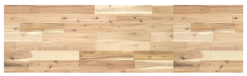 vidaXL Tampo p/ móvel casa de banho 160x40x4 acácia maciça não tratada