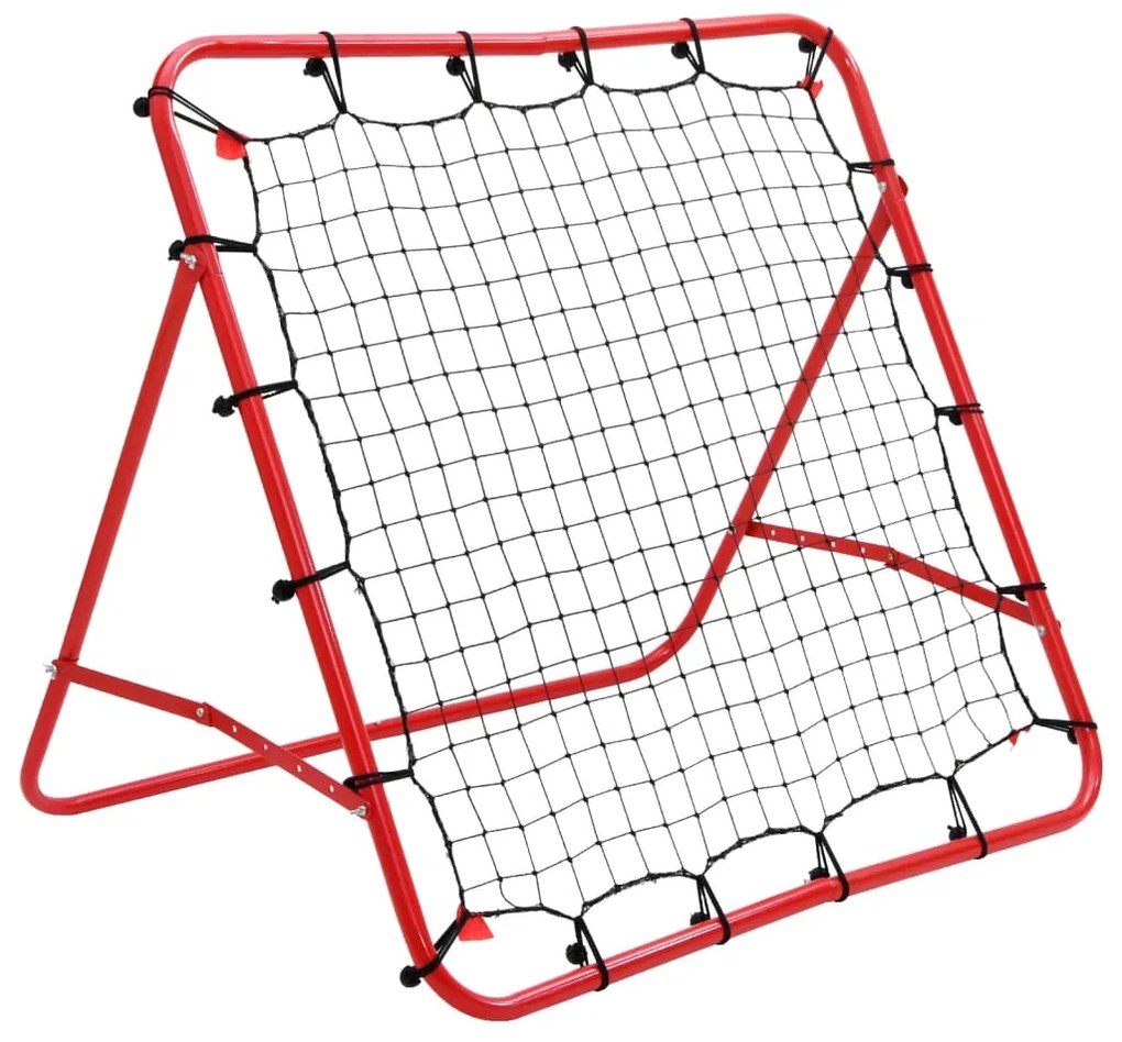 vidaXL Rede de ressalto para futebol ajustável 100 x 100 cm