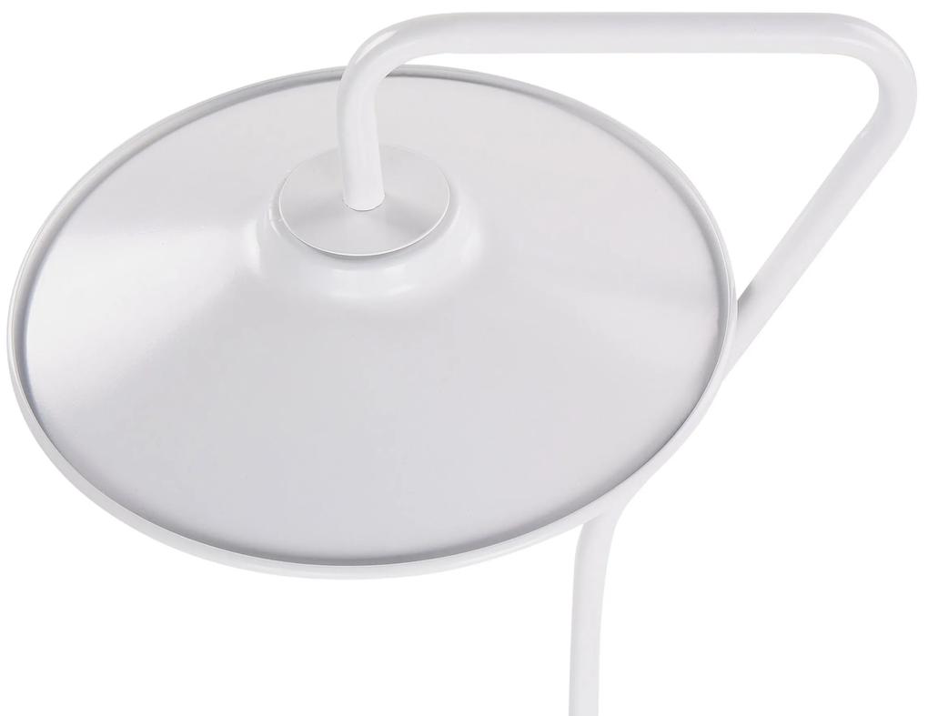 Candeeiro de mesa LED em metal branco GALETTI Beliani