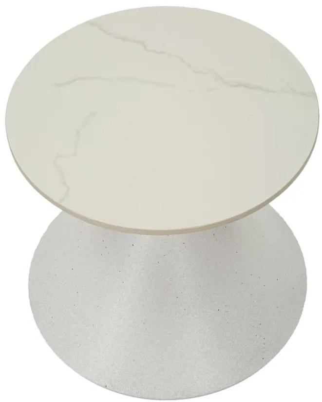 MESA DE APOIO Ø 42x40 CM BRANCA