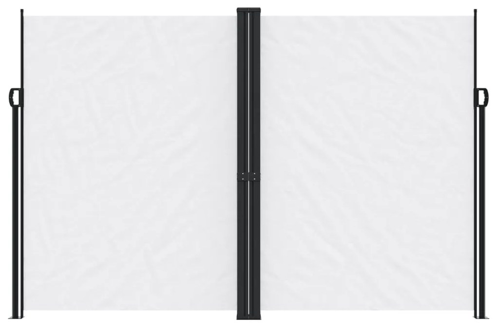Toldo lateral retrátil 220x1000 cm branco