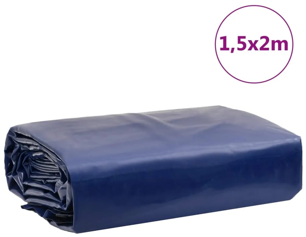 Lona 1,5x2 m 650 g/m² azul