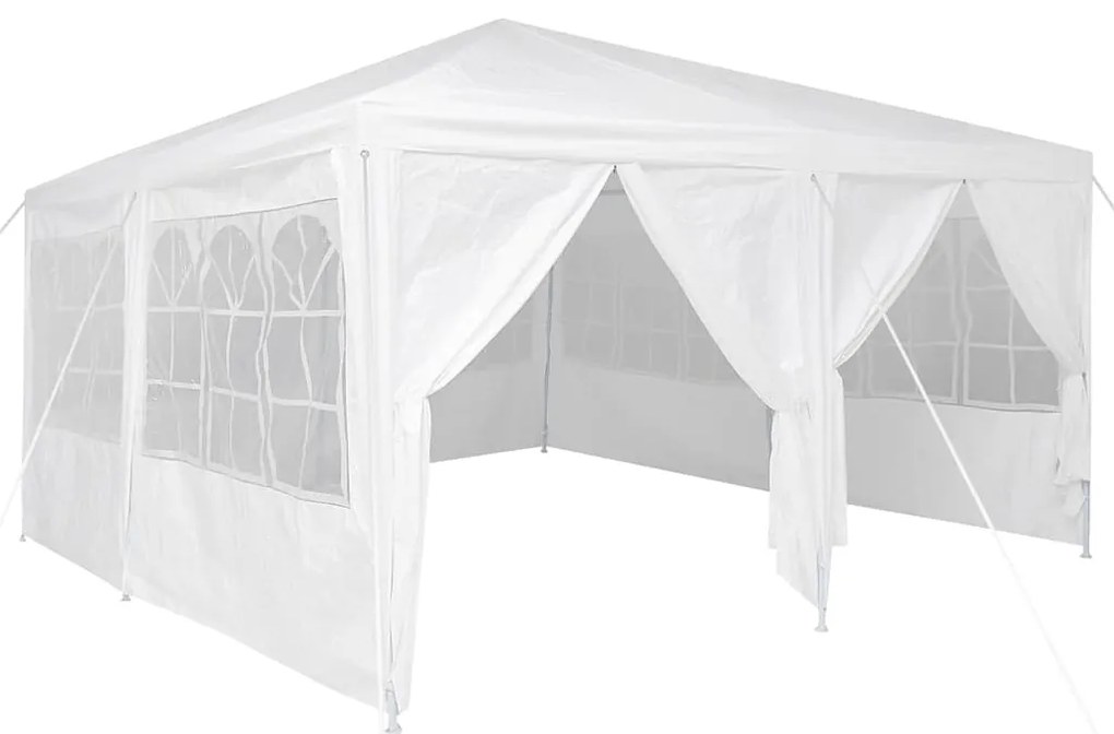 Tenda de Festa com 8 Laterais Brancas 4x4m PE