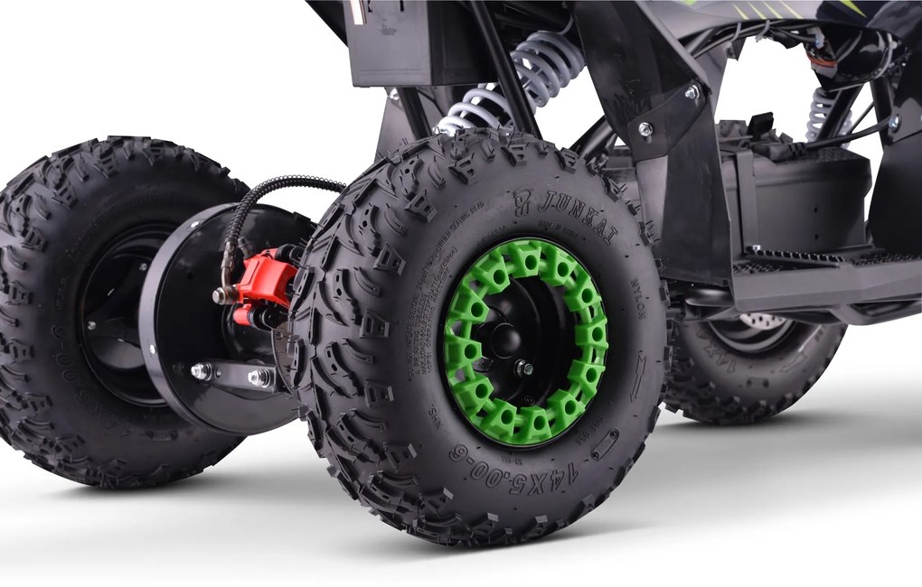 Moto 4 elétrica para crianças 1300W Motors T-REX Verde