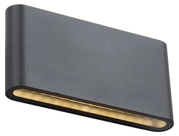 Candeeiro de Parede Preto Magnético Incl. LED Recarregável - Batt Moderno