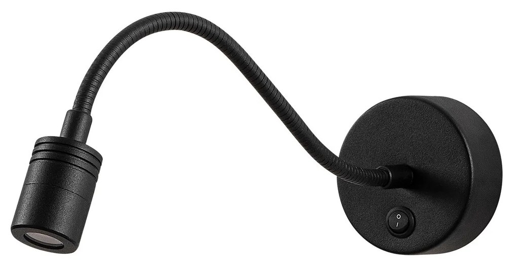 Candeeiro de Parede Reading – Preto – 8 x 38 cm