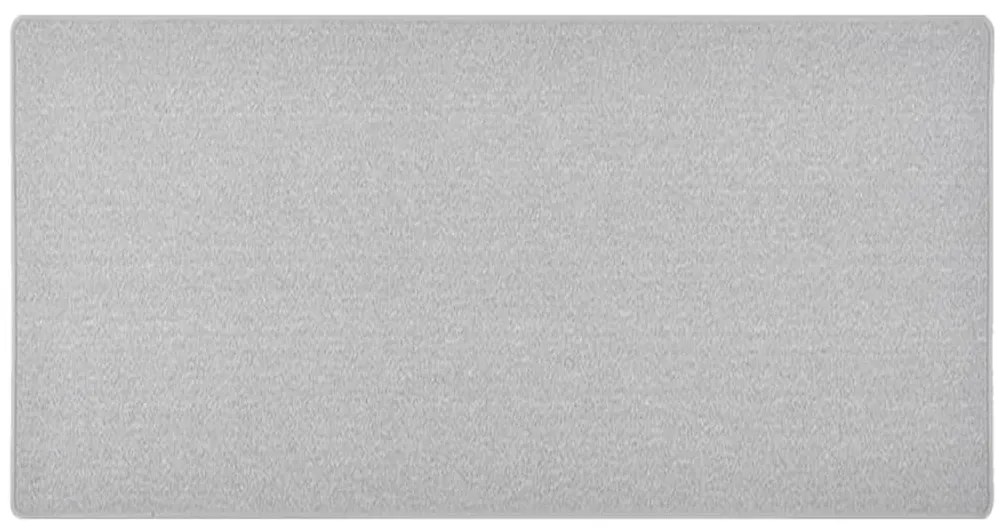Tapete/passadeira 80x150 cm cinzento-claro