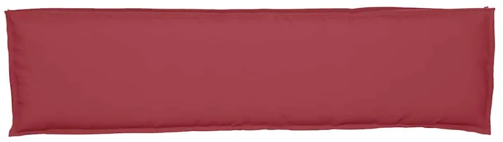 Cushions de Palete para Banco 2 pcs Vermelho Vinho 150x40x8 cm Tecido