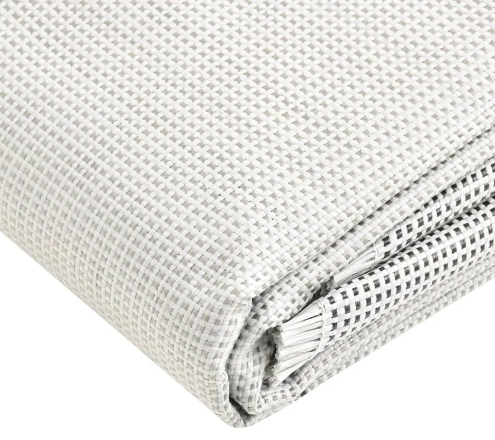 Tapete de campismo para tenda 650x300 cm cinzento