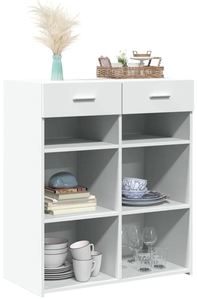 Aparador 80x42,5x93 cm derivados de madeira branco
