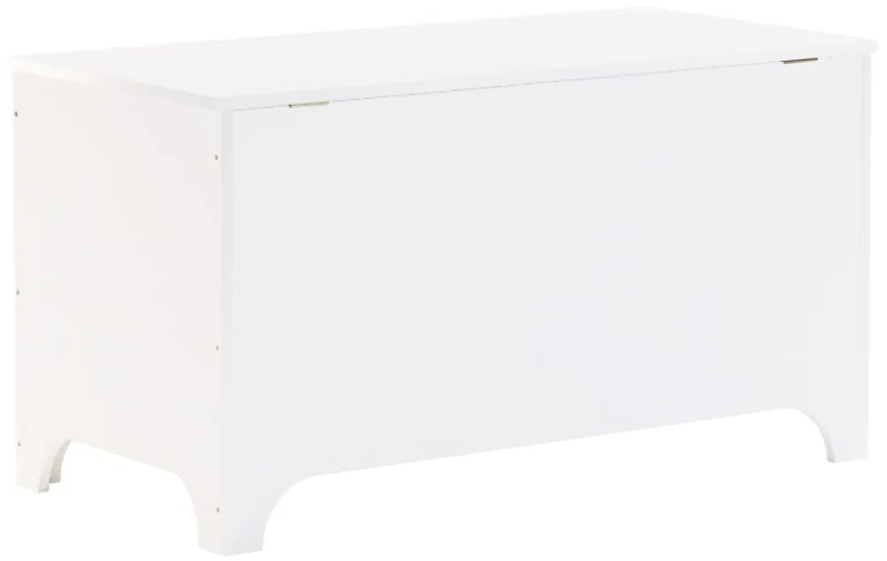 Caixa arrumação c/ tampa RANA 100x49x54 cm pinho maciço branco