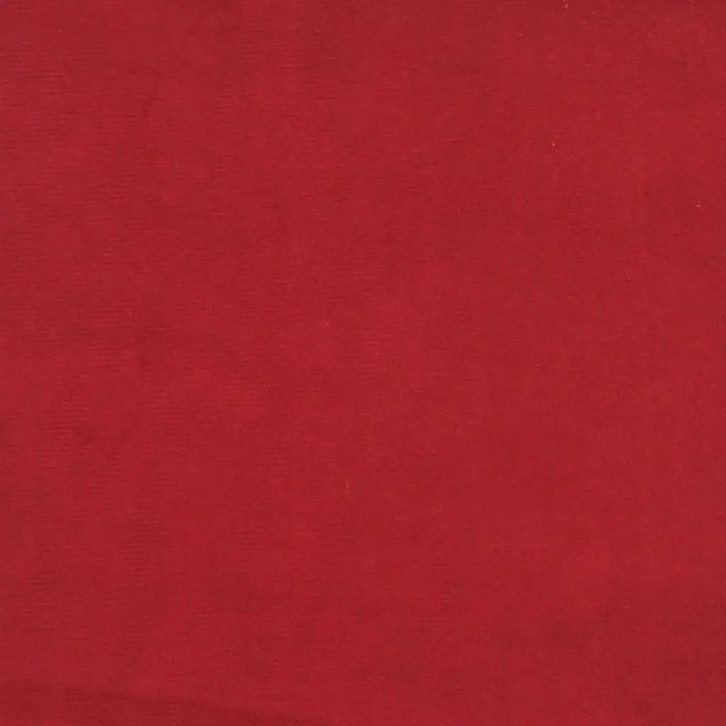 Cadeiras de jantar giratórias 2 pcs veludo vermelho tinto