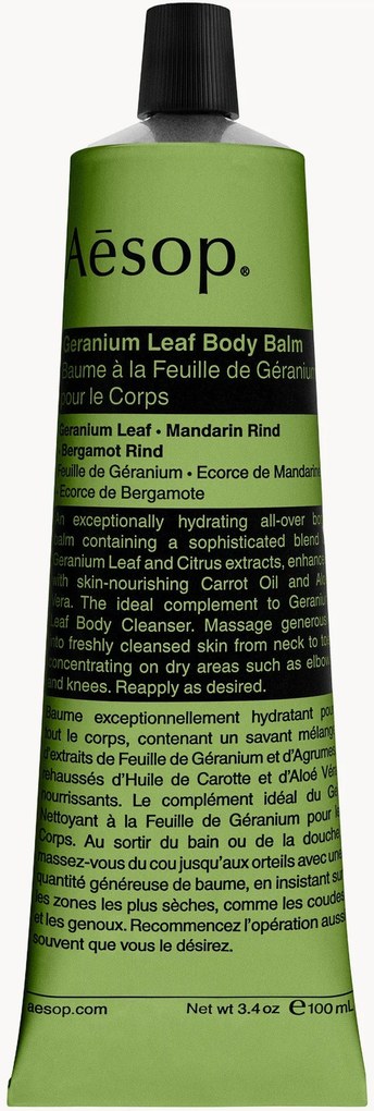 Bálsamo corporal Geranium Leaf (gerânio, mandarina, bergamota)
