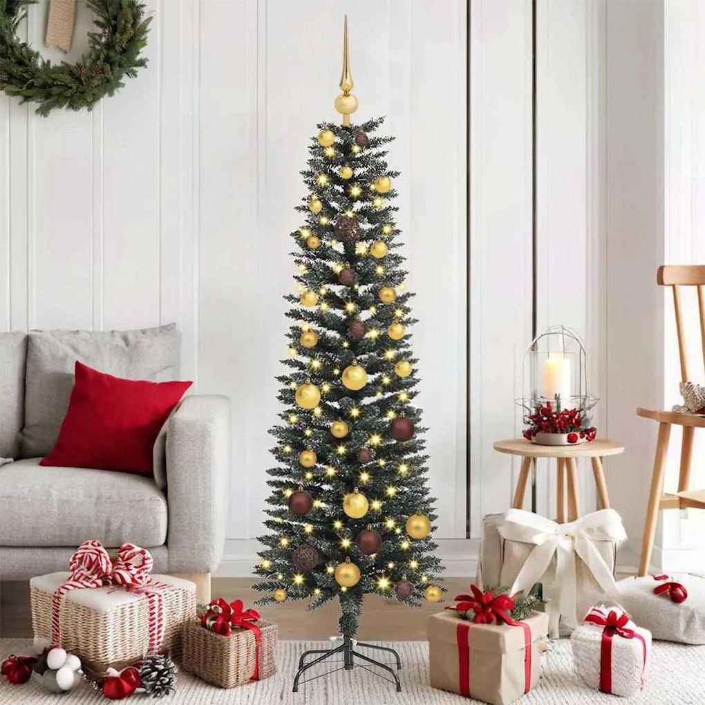 vidaXL Árvore de Natal Artificial Verde 150 cm PVC, Plástico e Aço