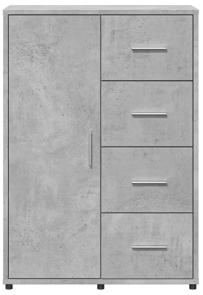 Aparadores 2 pcs 60x31x84 cm derivados madeira cinzento cimento