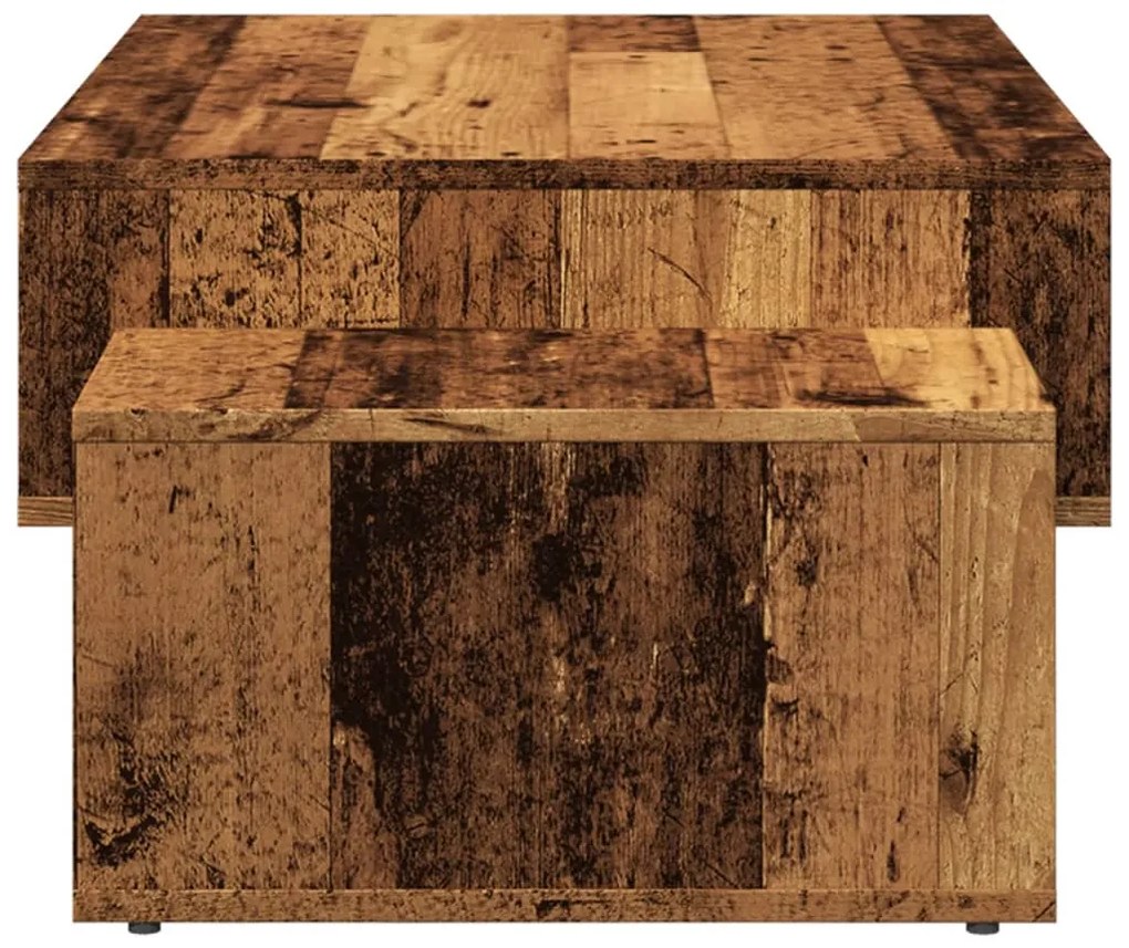 Mesa de centro 105x55x32 cm deriv. de madeira madeira velha