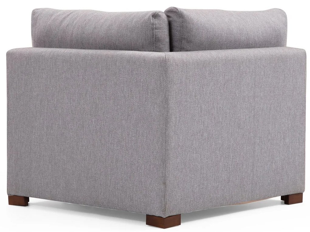 Sofá de Canto Lena – Cinzento Claro – 296 x 350 x 190 cm