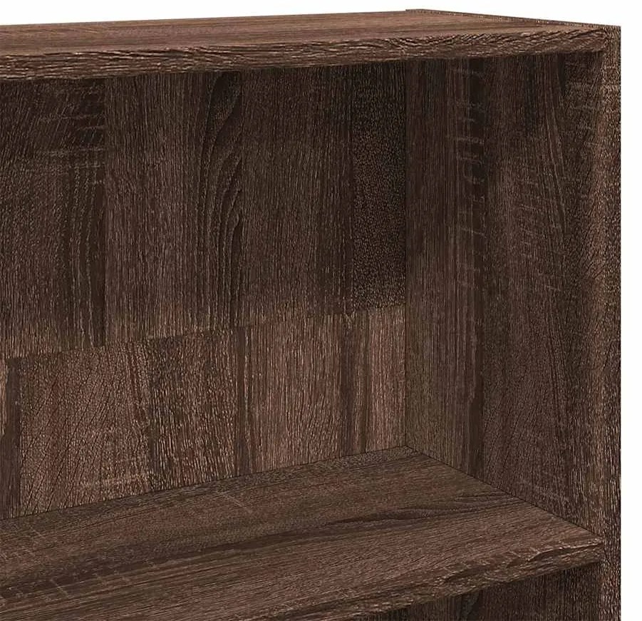 Estante 80x30x189cm derivados de madeira carvalho castanho