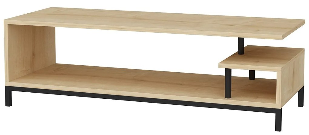 Móvel TV Reilly – Preto Carvalho – 120 cm x 44,6 cm x 37,6 cm