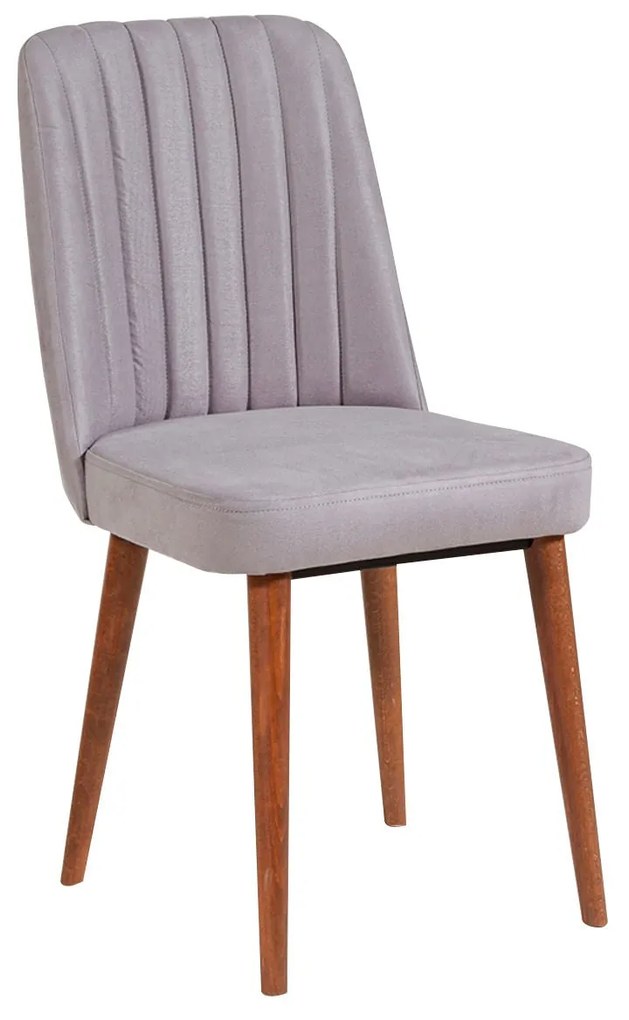 Conjunto de Mesa de Jantar Extensível Vina – Nogueira – 130x77x80 cm