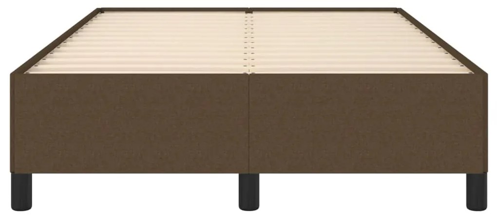 Estrutura de cama sem colchão 120x190cm castanho escuro
