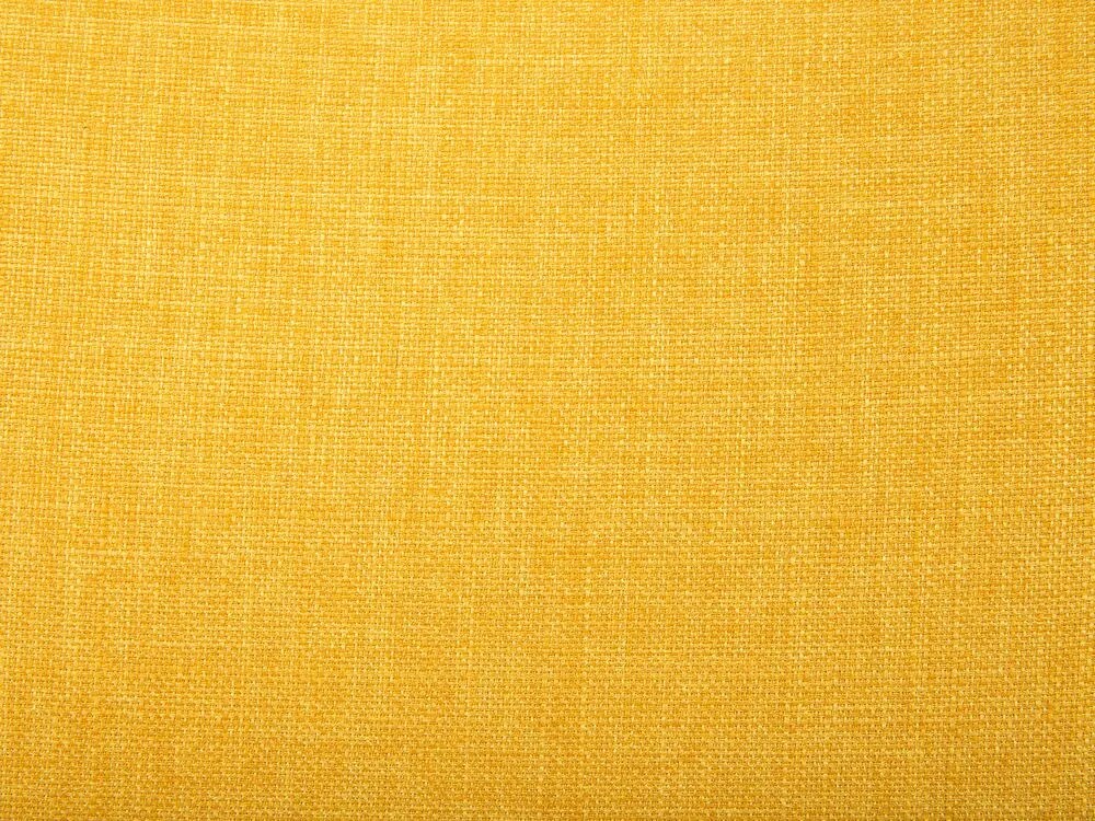 Poltrona em tecido amarelo LOKEN Beliani